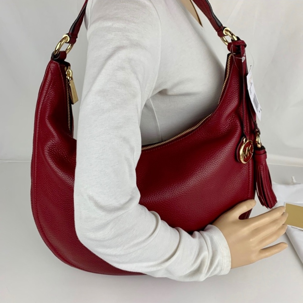 SOLD 🆕 Michael Kors Pebble Leather Lydia Shoulder Bag - Picture 3 of 14